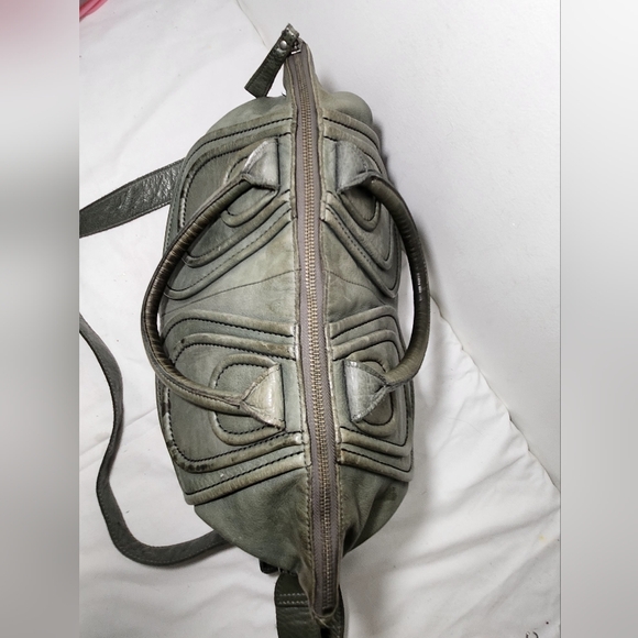 Liebskind Distressed Leather Satchel with Removable Shoulder Strap - Picture 2 of 14